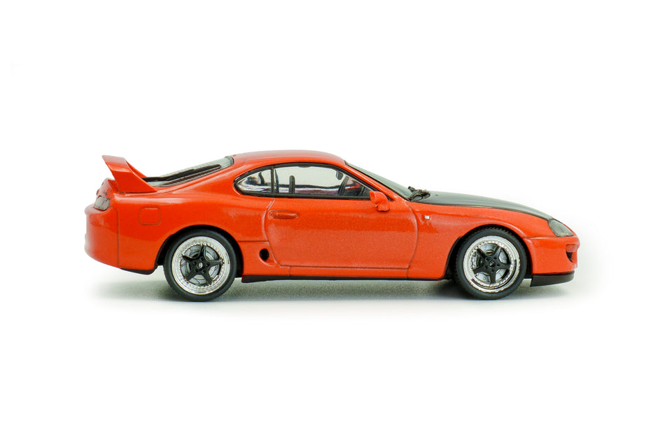 2001 Toyota Supra MK.4 Naranja Customizado 1:43 Solido S4314006