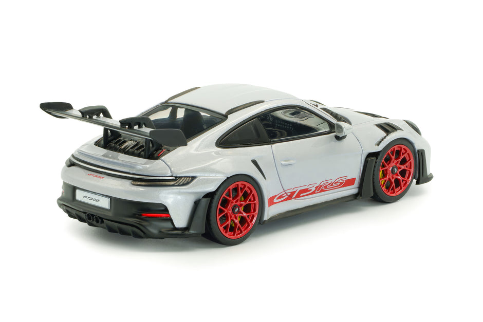 2023 Porsche 911 (992) GT3 RS Gris Helado Metalizado/Rojo 1:43 Solido S4314802