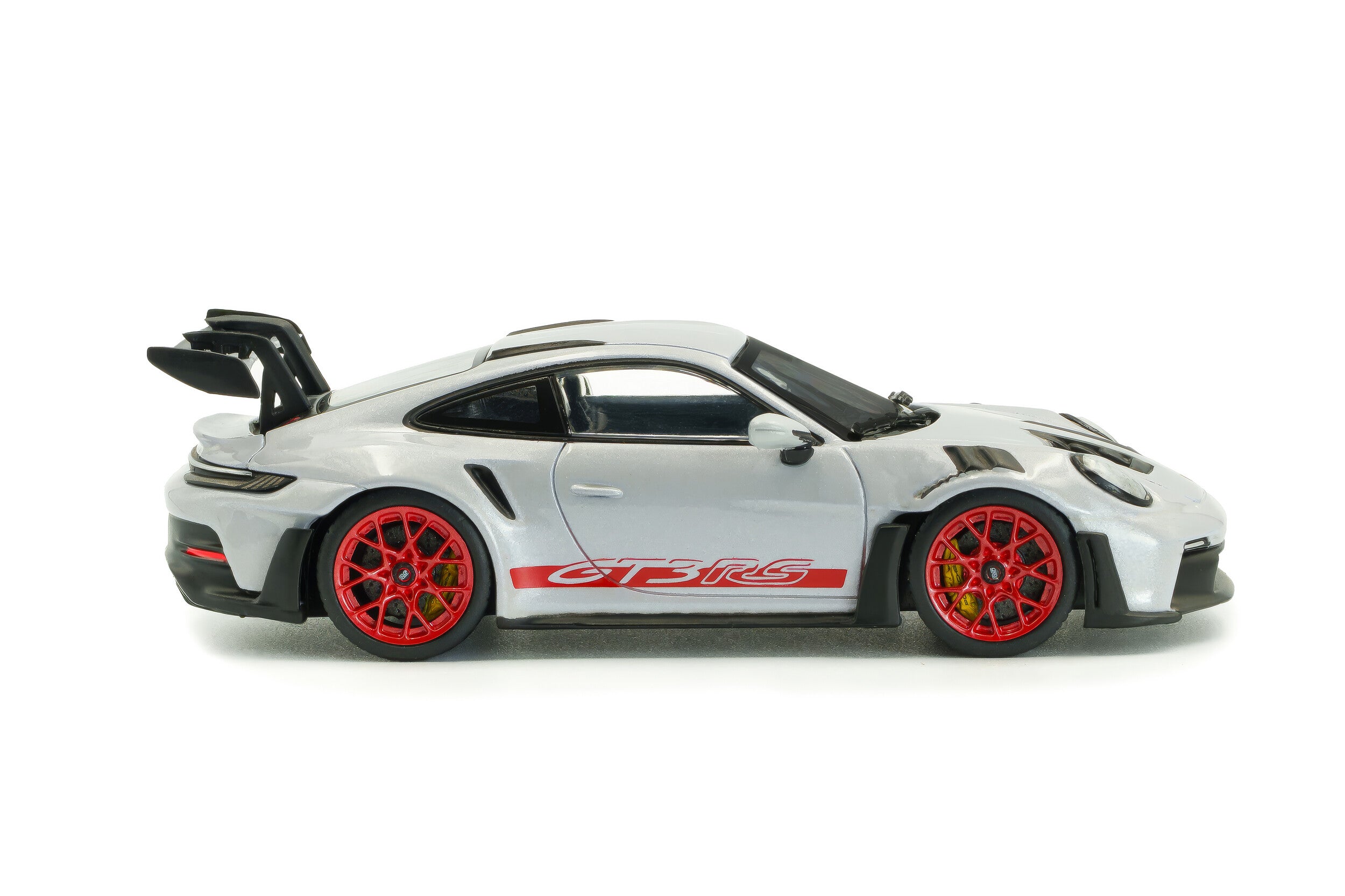2023 Porsche 911 (992) GT3 RS Gris Helado Metalizado/Rojo 1:43 Solido S4314802