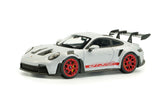 2023 Porsche 911 (992) GT3 RS Gris Helado Metalizado/Rojo 1:43 Solido S4314802