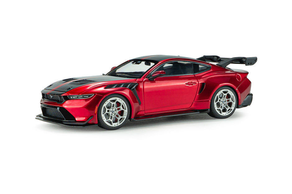 2025 Ford Mustang GTD Rojo Llama Cromado 1:43 Solido S4318302