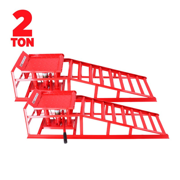 SET 2 RAMPAS CON GATO ELEVADOR FARGO TOOLS 2 TON