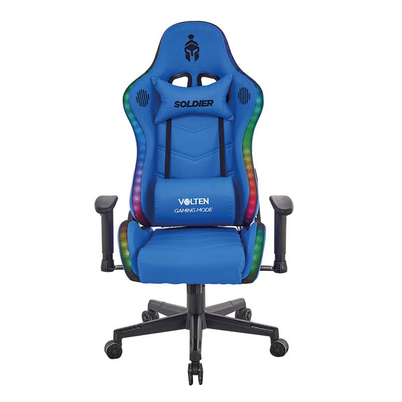 SILLA GAMING RGB SOLDIER AZUL VOLTEN