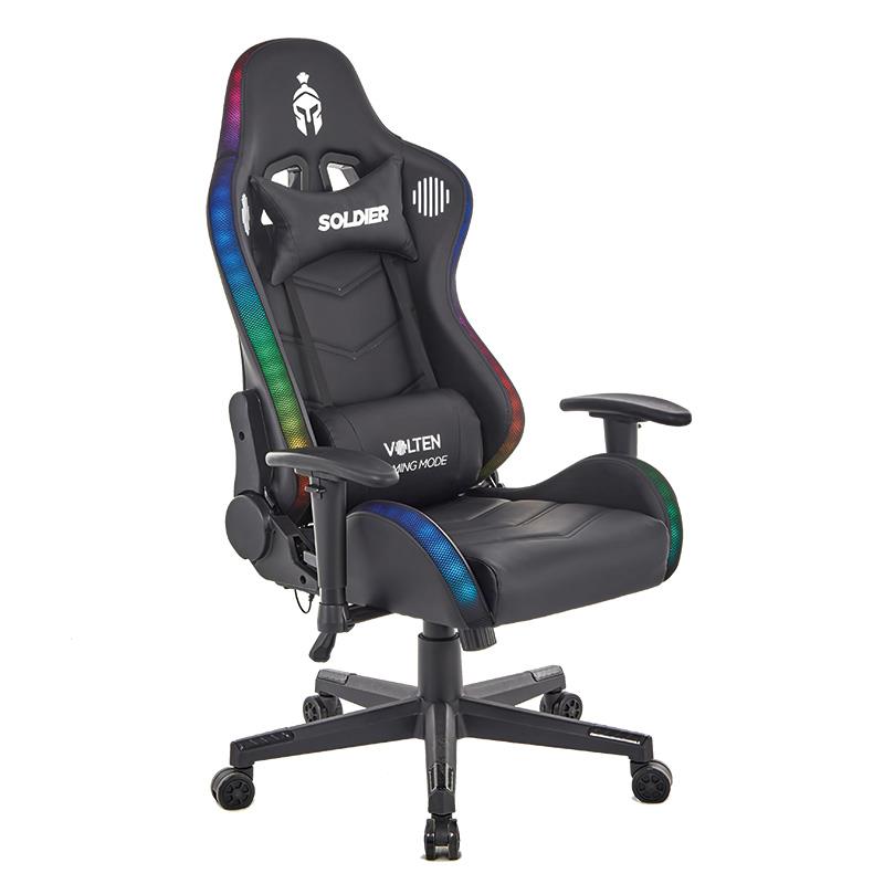 SILLA GAMING RGB SOLDIER NEGRA VOLTEN