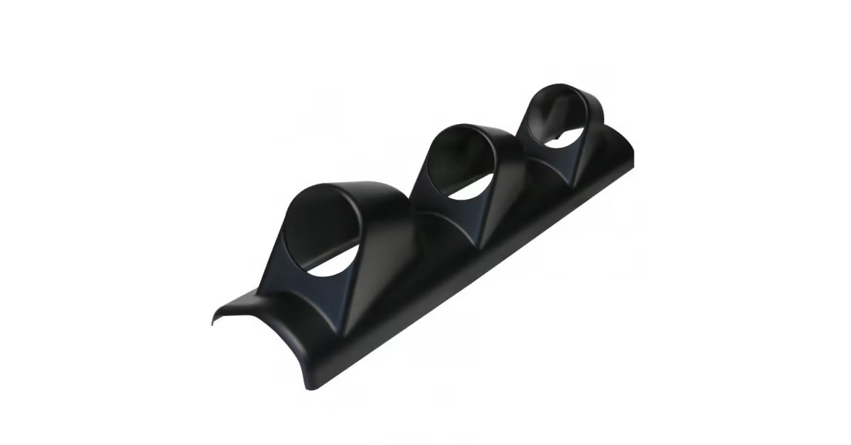 SOPORTE GT2I PARABRISAS 3 MANÓMETROS IZQUIERDO NEGRO