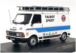 1981 Citroen C 35 Furgoneta Asistencia Rally + Accesorios Talbot Sport 1:43 IXO Models RAC369X