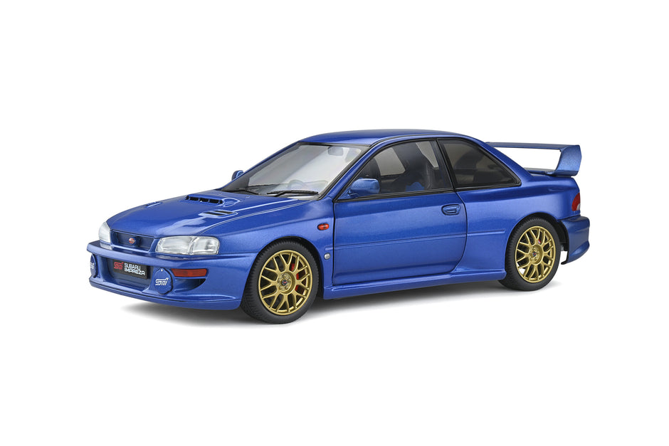 1998 Subaru Impreza 22B STi Azul Metalizado 1:18 Solido