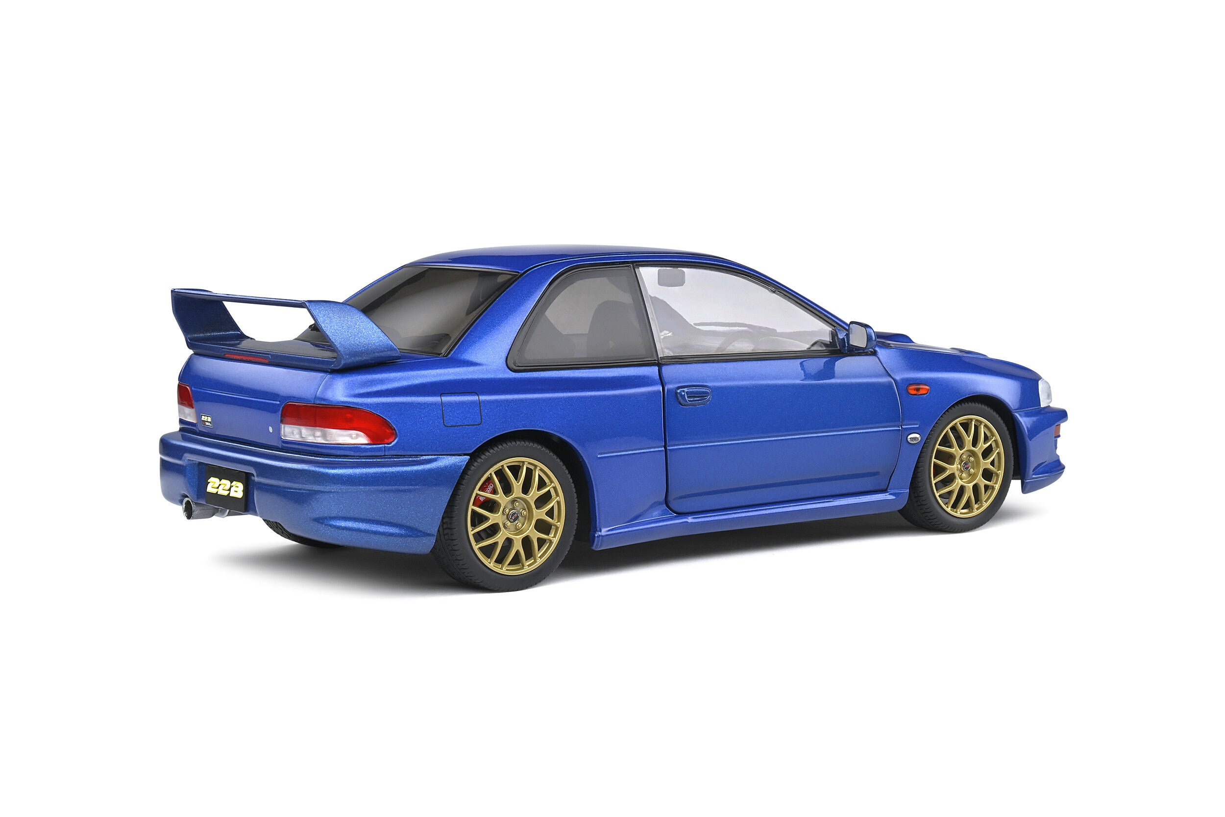1998 Subaru Impreza 22B STi Azul Metalizado 1:18 Solido