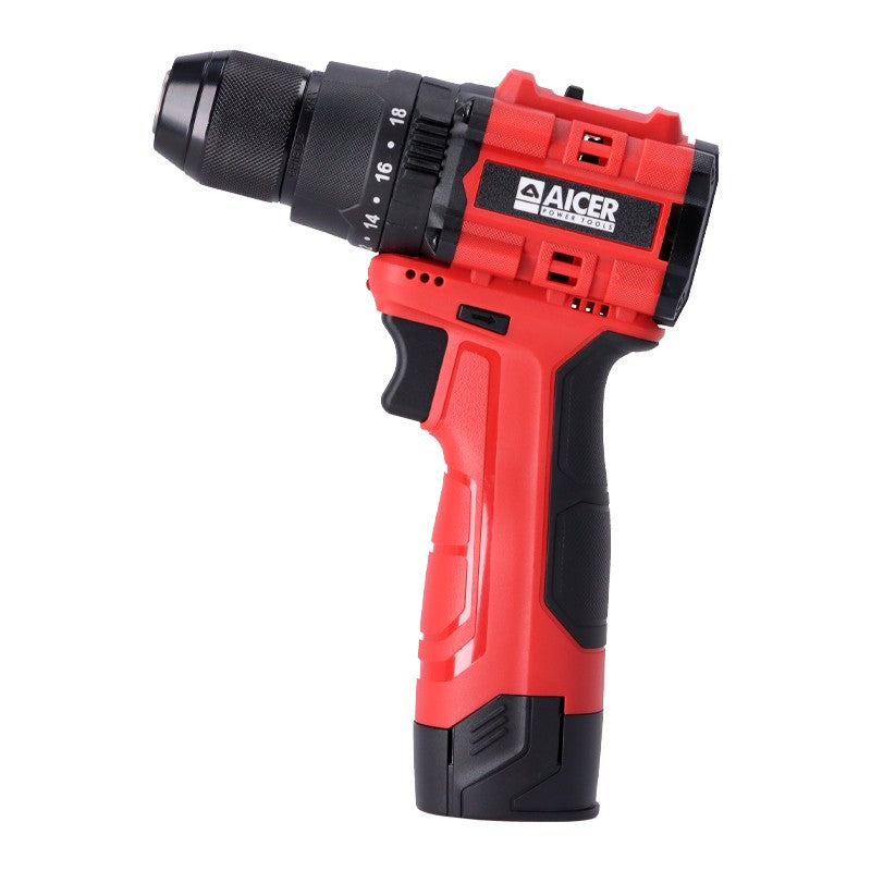 TALADRO PERCUTOR 16V BRUSHLESS SERIE WORK AICER (2X 2.0AH)