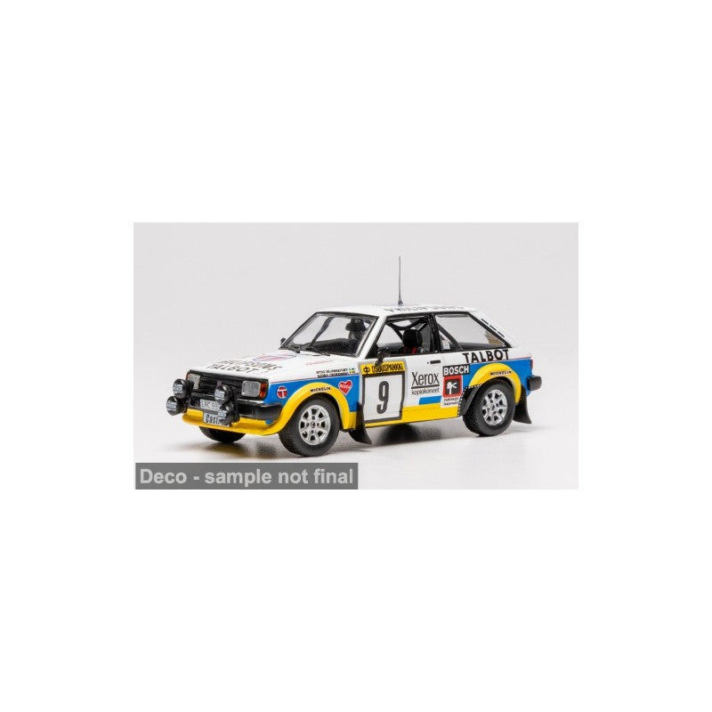 1981 Talbot Sunbeam Lotus Nº9 S.Blomqvist/B.Cederberg Rally 1000 Lagos 1:43 IXO Models RAC471SB-008SP