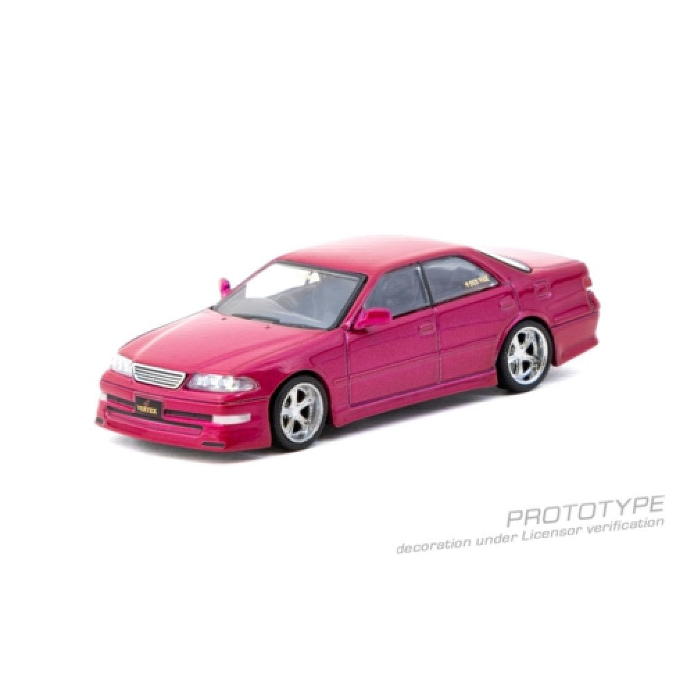 1996 Vertex Toyota Mark II JZX100 Rosa Metalizado 164 Tarmac T64G-024-RE