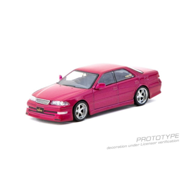 1996 Vertex Toyota Mark II JZX100 Rosa Metalizado 164 Tarmac T64G-024-RE
