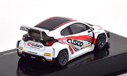 2022 Toyota GR Yaris Pandem Cusco Blanco/Rojo 1:43 IXO Models MOC329.22