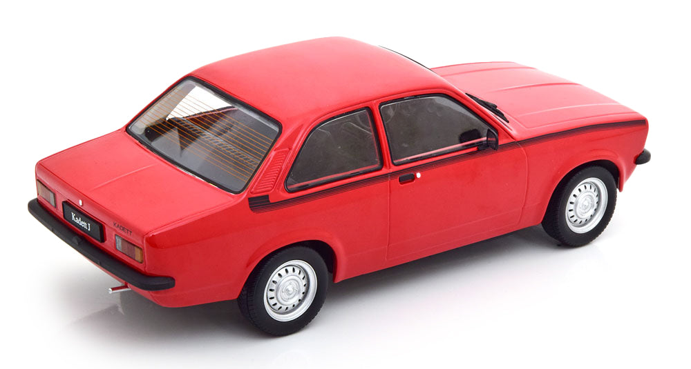 1973 Opel Kadett C Junior Rojo/Negro 1:18 KK-Scale KKDC180672