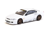 1999 Nissan Silvia S15 Vertex Blanco 164 Tarmac T64G023WH
