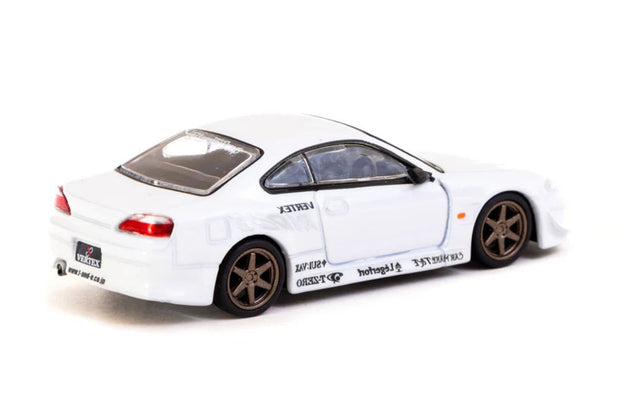 1999 Nissan Silvia S15 Vertex Blanco 164 Tarmac T64G023WH