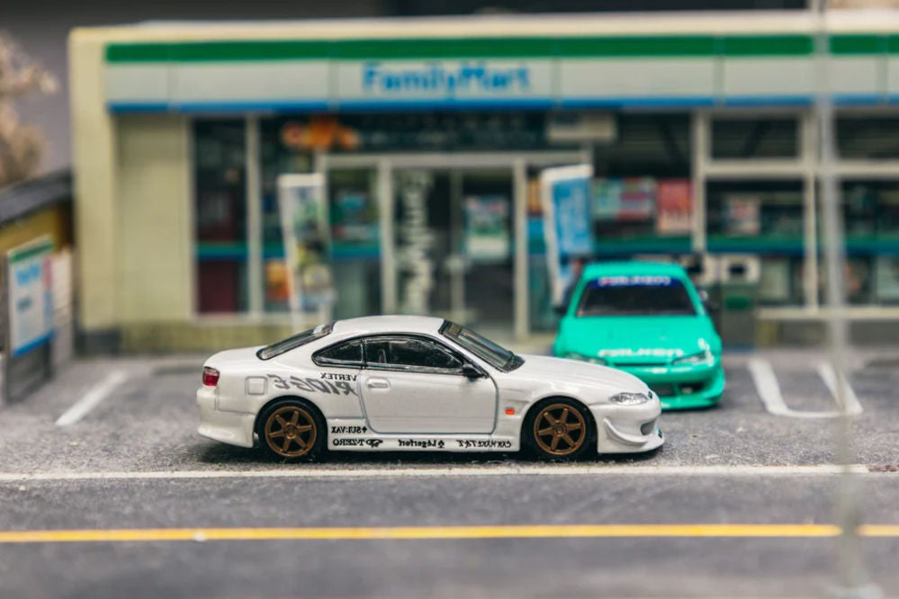 1999 Nissan Silvia S15 Vertex Blanco 164 Tarmac T64G023WH