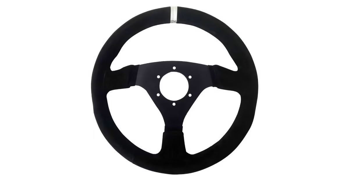 VOLANTE GT2I PRO 330MM PIEL VUELTA NEGRO/NEGRO PLANO