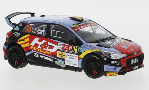 2021 HYUNDAI I20N RALLY2 Nº36 MUNSTER/LOUKA RALLY YPRES 1:43 IXO MODELS