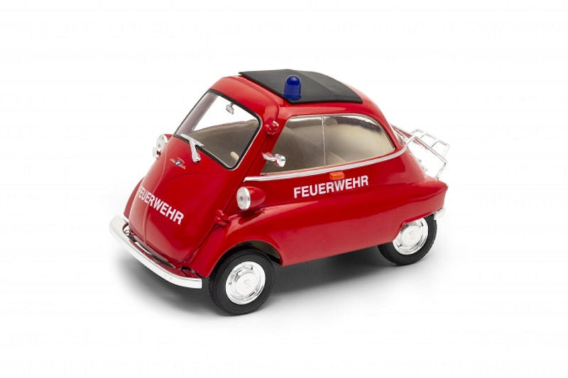 1954 BMW Isetta 250 Bomberos Rojo 1:18 Welly 24096