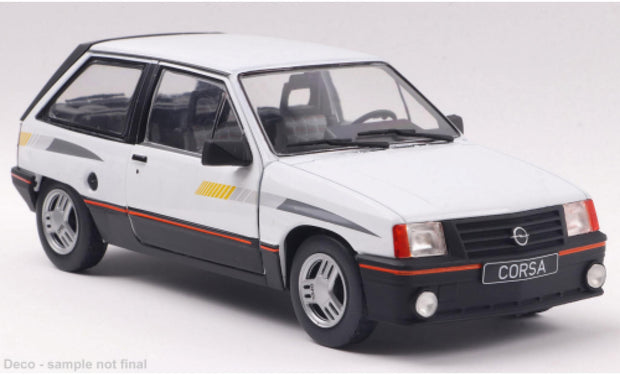 1985 Opel Corsa A SR Blanco Decorado 1:24 WhiteBox
